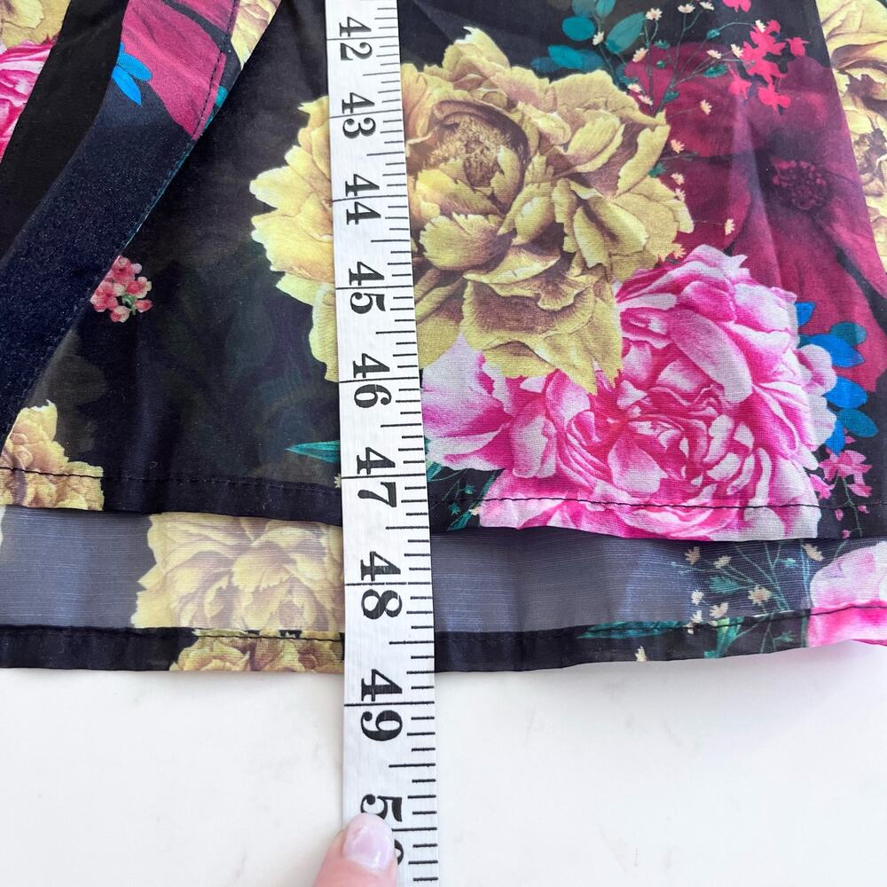 Beulah Style floral fit and flare midi shirt dress size Small - Picture 5 of 13